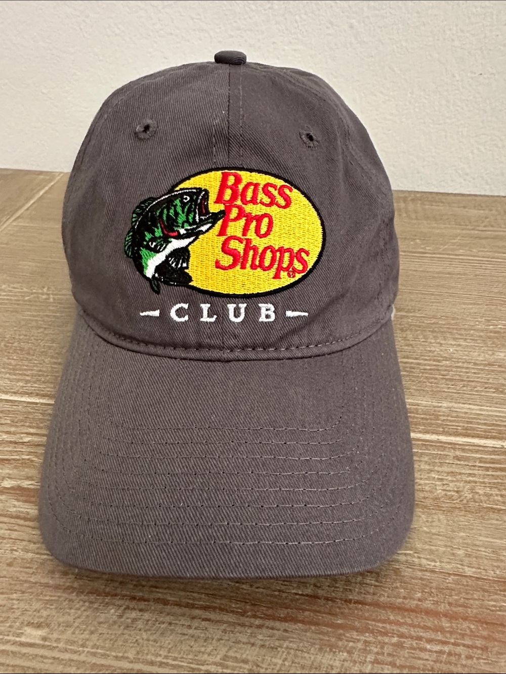 Bass Pro Shops Charcoal Gray Logo Baseball Cap